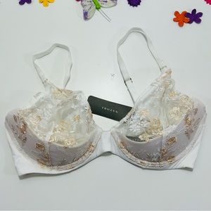 Natori Obsession Floral Embroidered Push-up Bra 32D